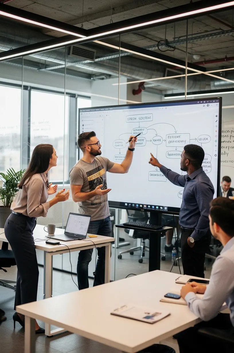 Ilustrație educațională despre pașii esențiali în planificarea eficientă a activităților